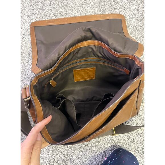 Coach‎ Bleaker Courier Men’s Messenger Bag, Soft Port Classic Rustic Old Money - Picture 7 of 16